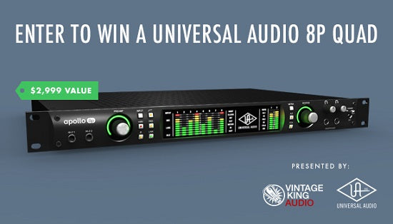 Vintage King And Universal Audio Apollo 8P Giveaway