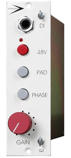 A Designs Audio P-1 500 Series Microphone Preamp/DI – Vintage King