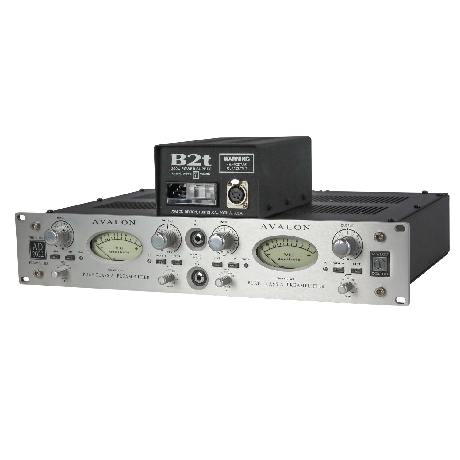 Avalon AD2022 Dual Class A Mic Preamp #35185 – Vintage King