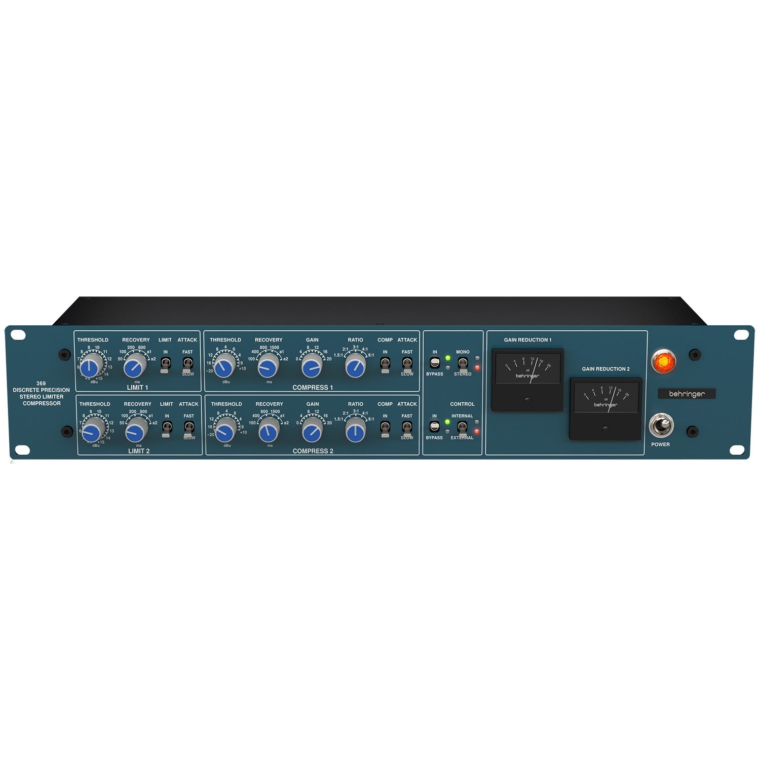 配信機器・PA機器・レコーディング機器 Behringer 369 Behringer 369 2-Channel Compressor/Limiter – Vintage King