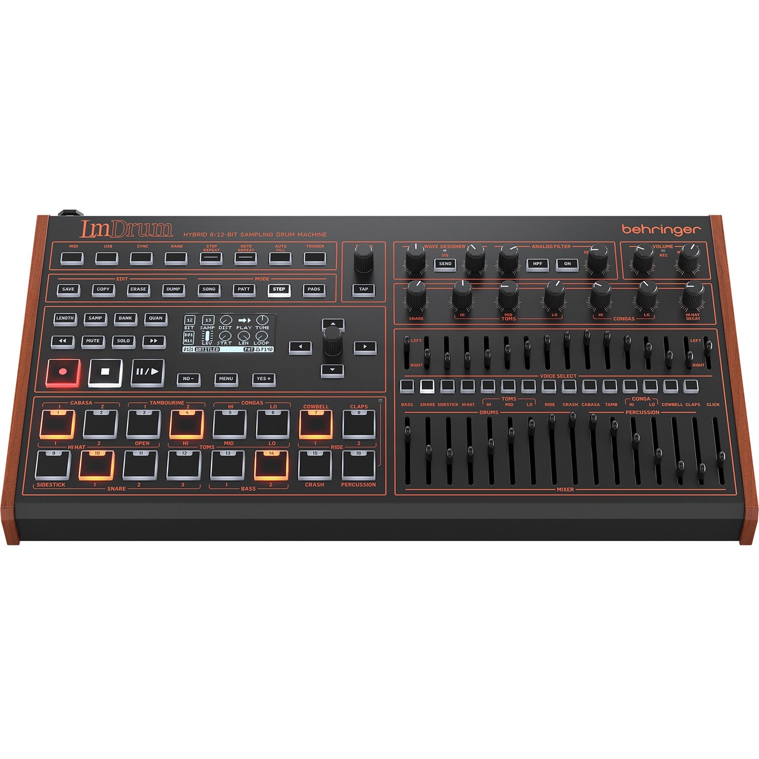 Behringer LM DRUM Retro-Style Drum Machine with Sequencer and