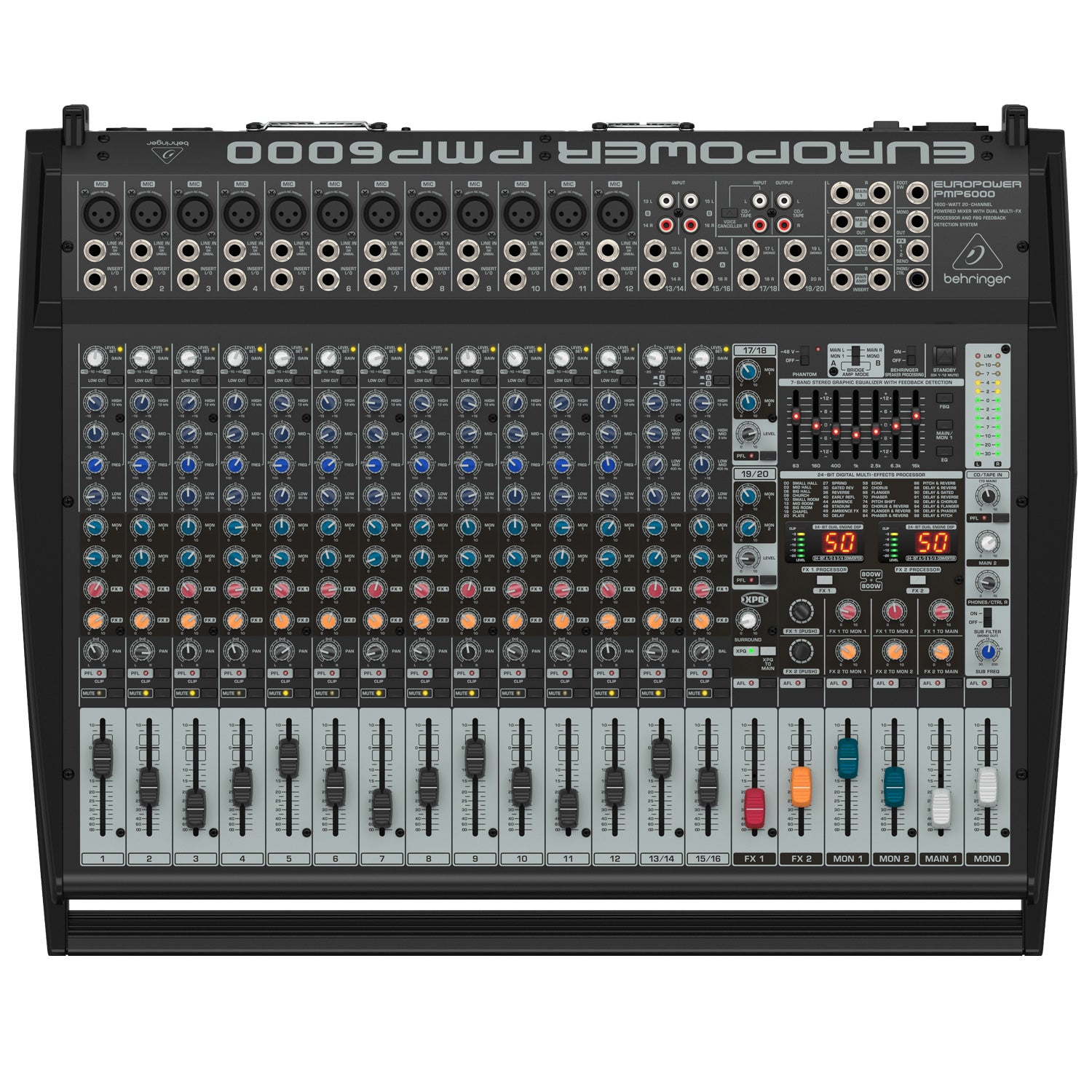 Behringer PMP6000ミキサー × EV SX300スピーカーセット Behringer PMP6000 20-Channel Powered Mixer – Vintage King