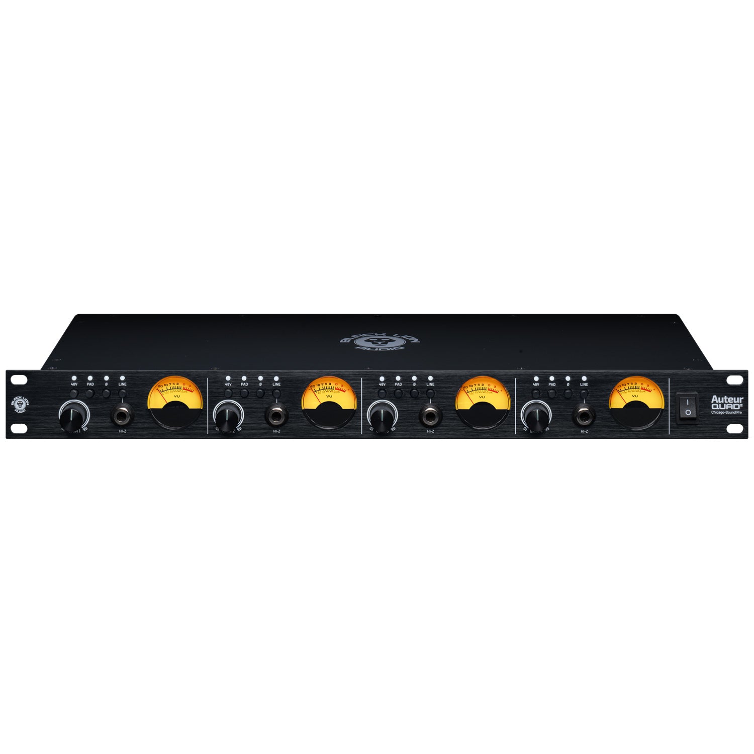 Black Lion Audio Auteur Quad2 4-Channel Mic/Line/DI Preamp