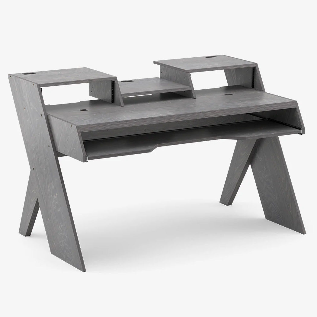 De-Fi Platform Studio Desk - Driftwood Grey – Vintage King