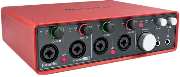 Focusrite Scarlett 18i8 オーディオインターフェイス Focusrite Scarlett 18i8 USB 2.0 Audio Interface – Vintage King