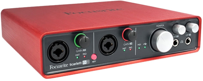 ジャンクFocusrite Scarlett 6i6 オーディオインターフェース Focusrite Scarlett 6i6 USB 2.0 Audio Interface – Vintage King