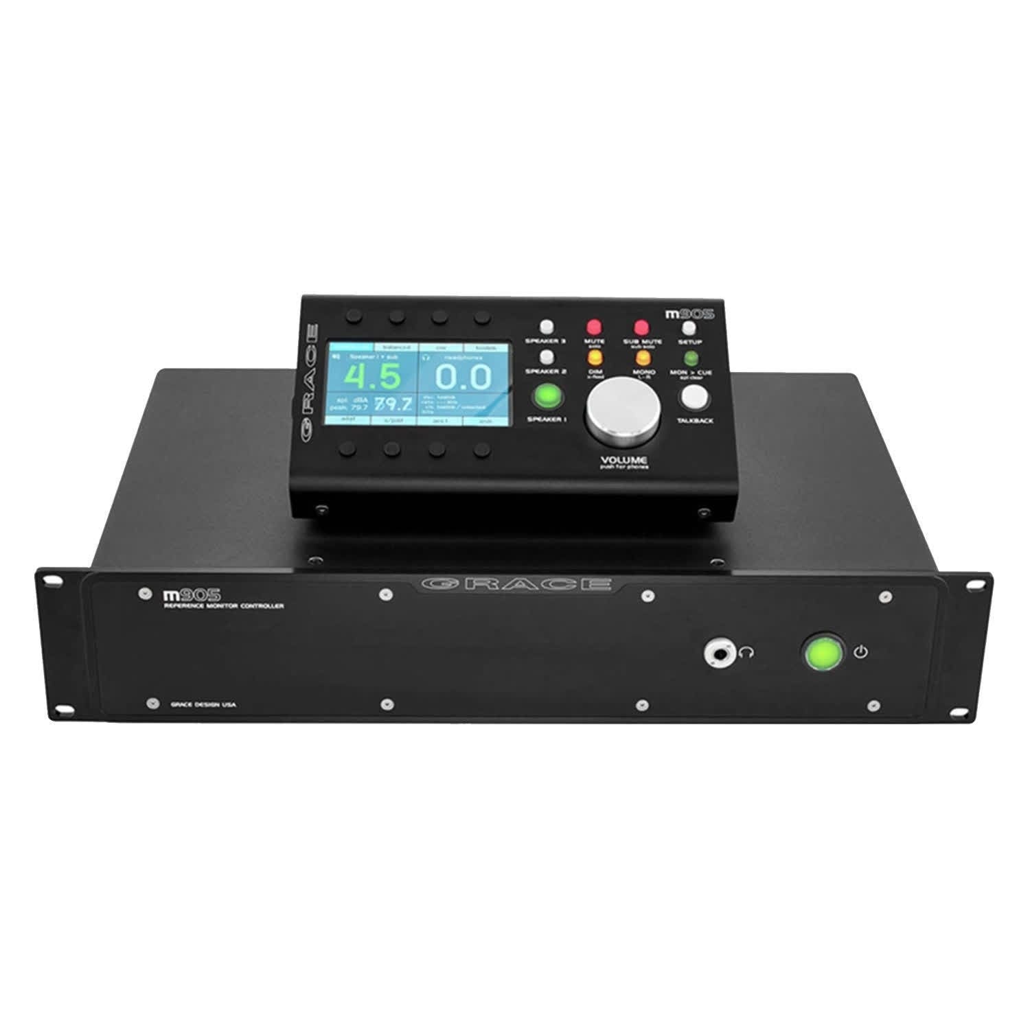新品同様 未使用 Grace Design m905 Analog Grace Design m905 Analog Monitor Controller with Remote - Black