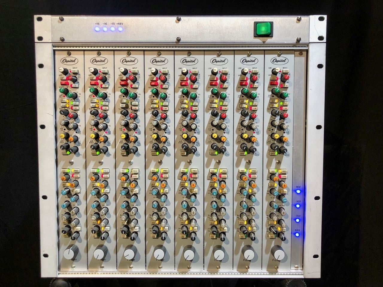 Neve VR 8 Channel Strip Rack - Capital Studios (Used) – Vintage King