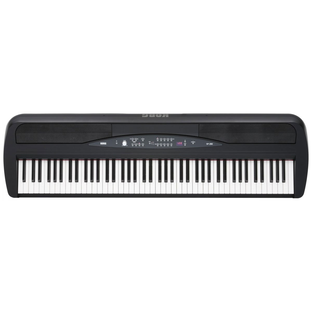 【値下】KORG SP-280 BK 電子ピアノ88鍵 スタンド・ペダル付 Korg SP-280 88-Key - Black – Vintage King