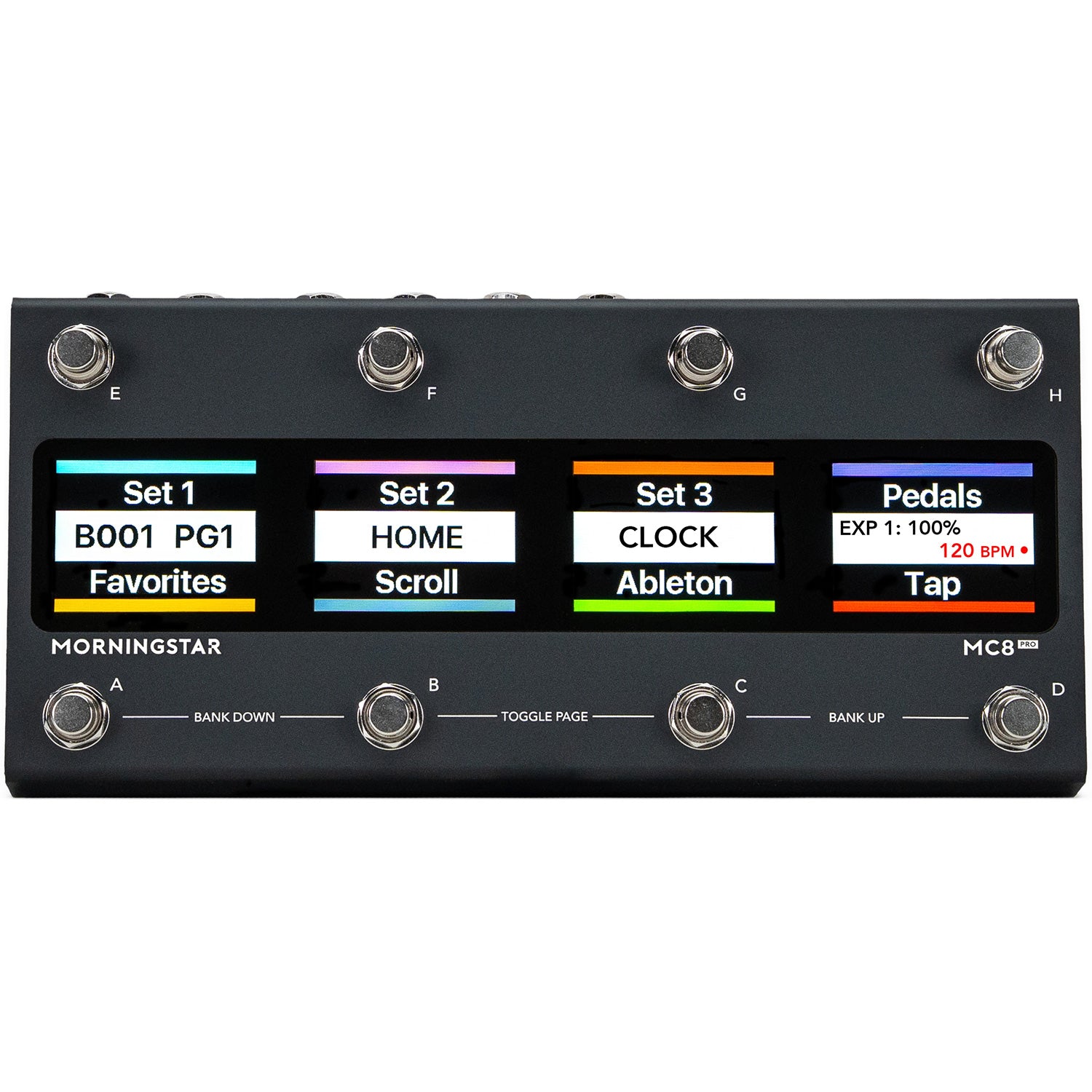 Morningstar MC8 MIDIコントローラー Morningstar Engineering MC8 PRO MIDI Foot Controller – Vintage King