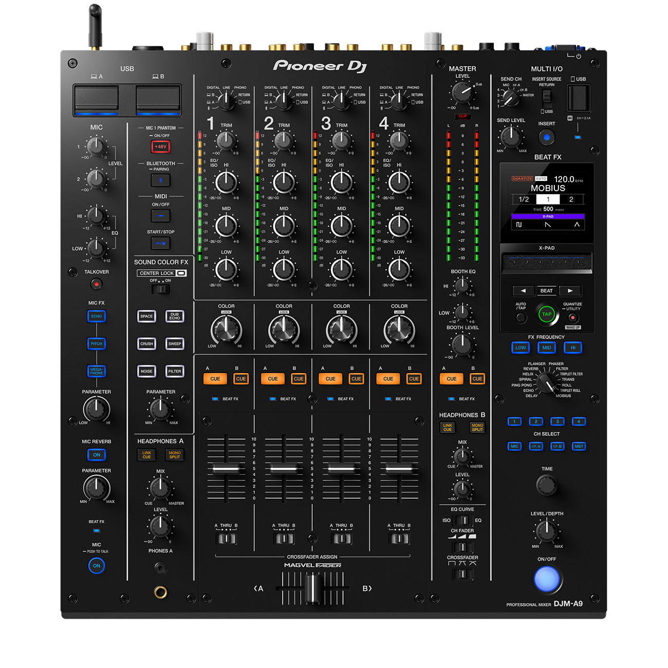 Pioneer DJ DJM-A9 4-Channel DJ Mixer – Vintage King