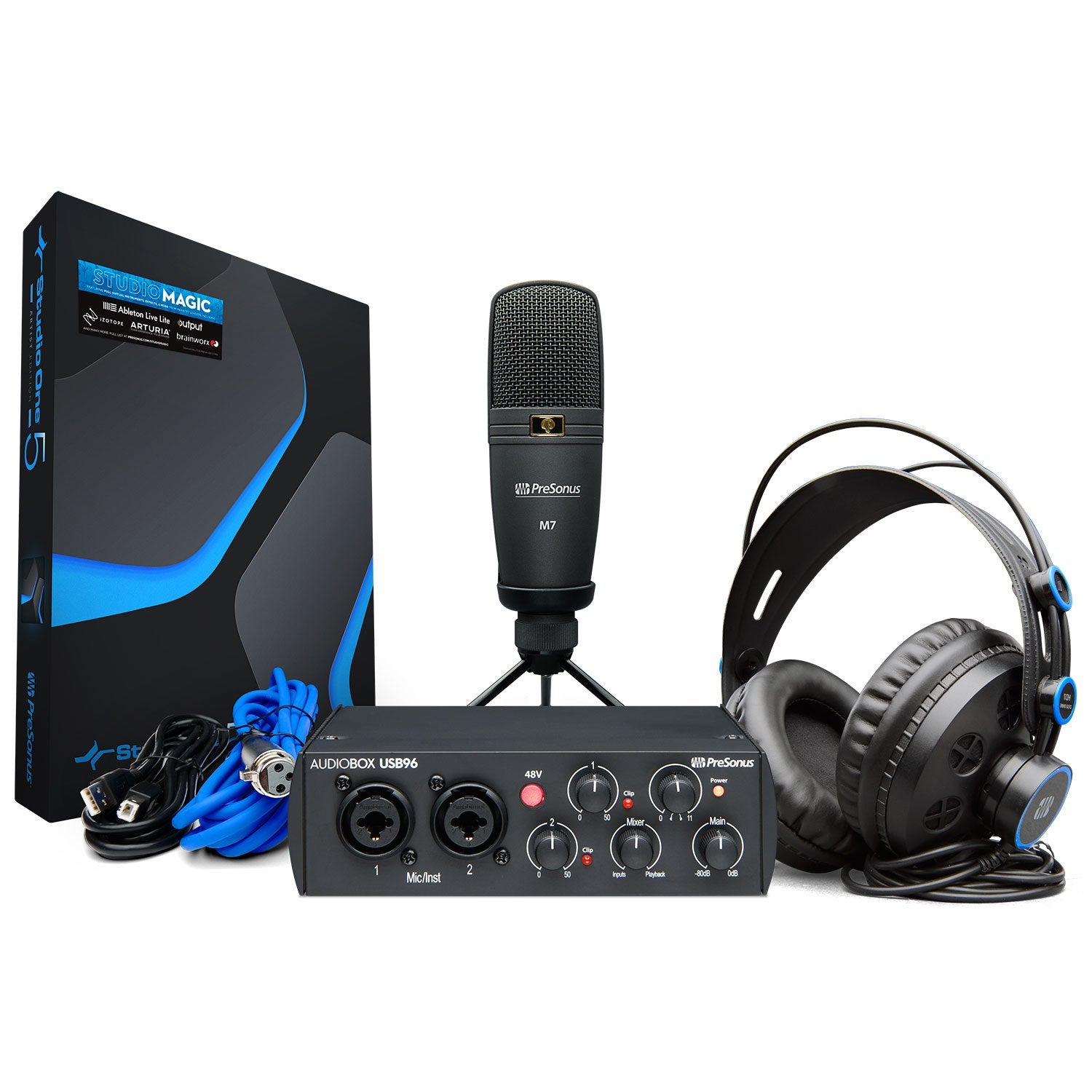 PreSonus AudioBox 96 Studio Recording Bundle - 25th Anniversary