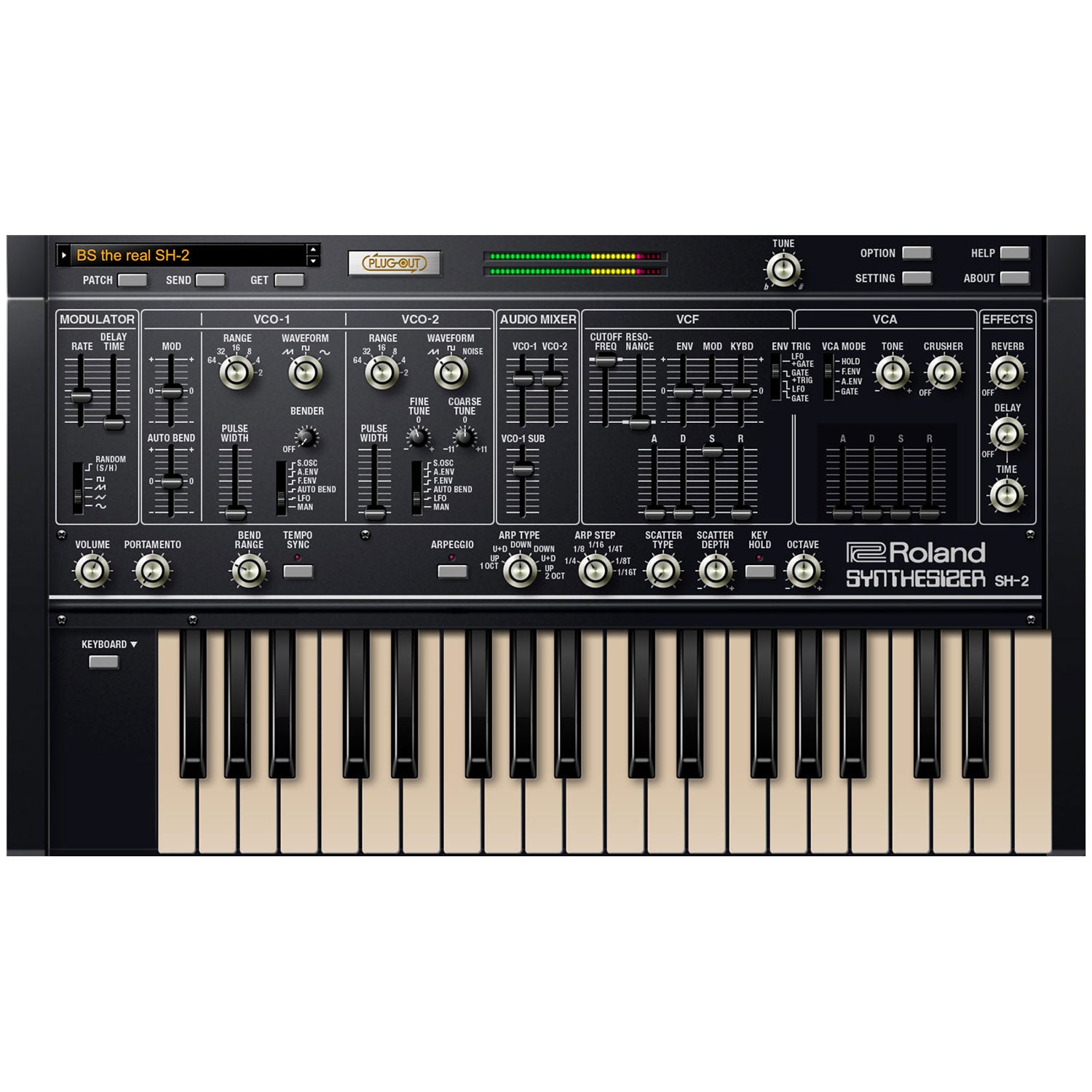 Roland SH-2 Software Synthesizer - Electronic Delivery – Vintage King