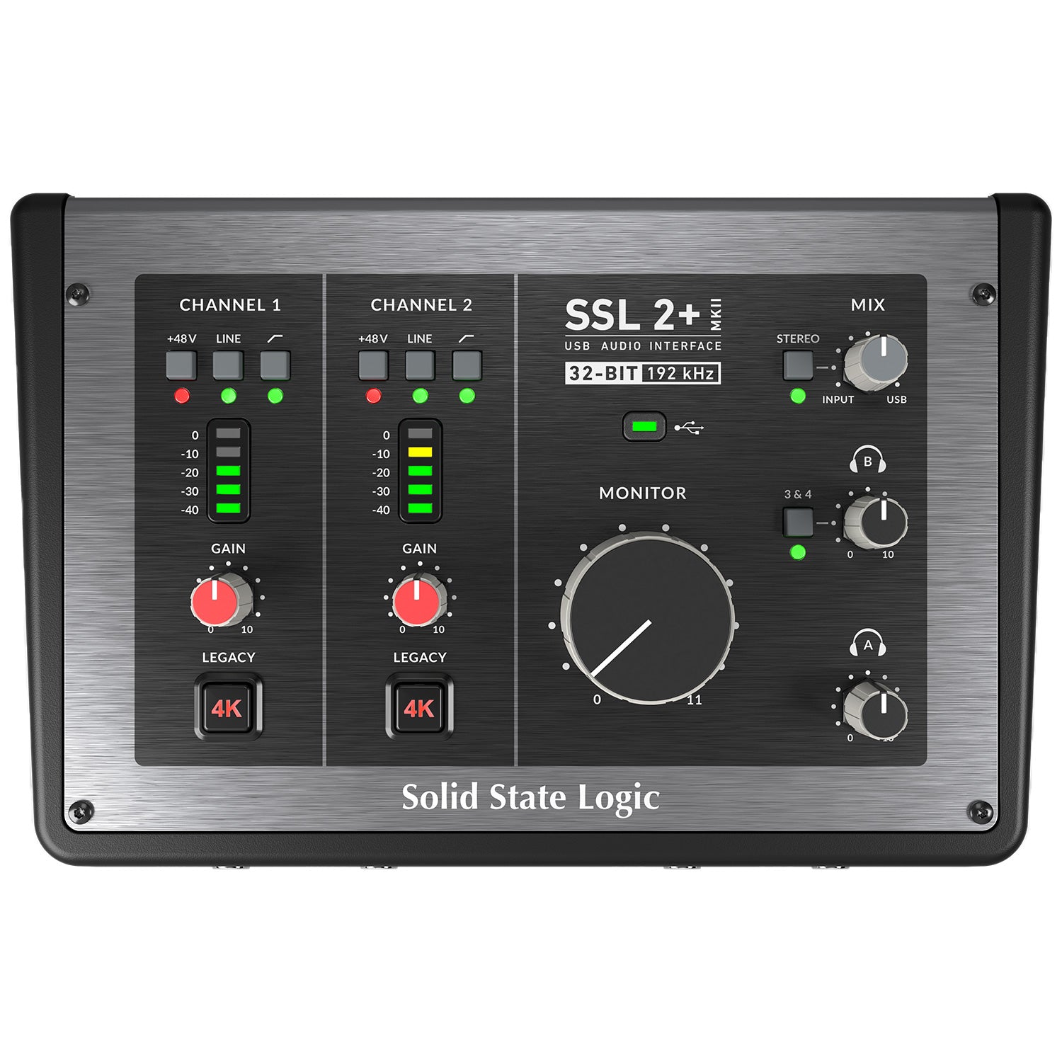 Solid State Logic SSL 2+ MKII USB Audio Interface – Vintage King