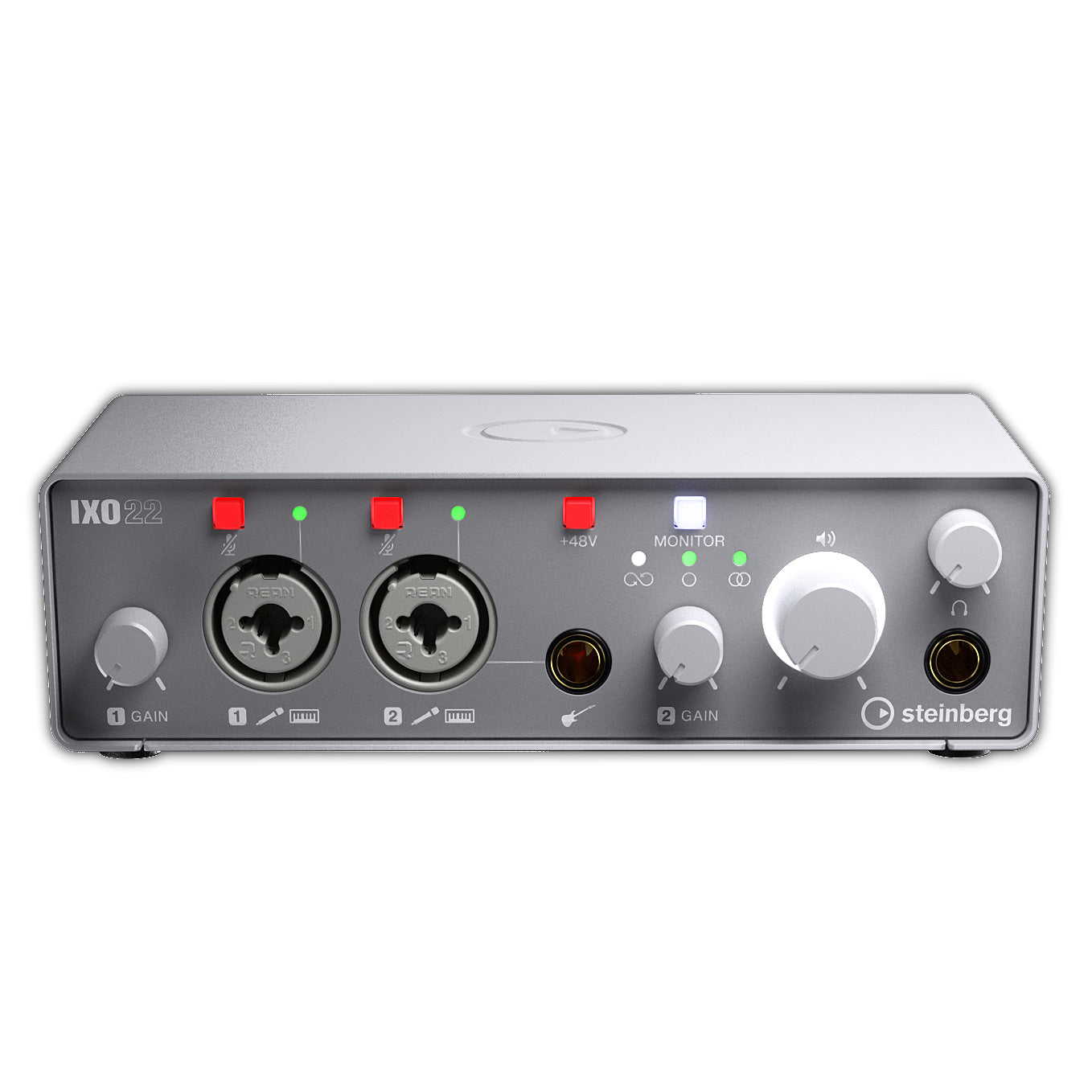 Steinberg IXO 22 オーディオインターフェイス Steinberg Audio IXO22 2x2 USB-C Audio Interface with Two Preamps