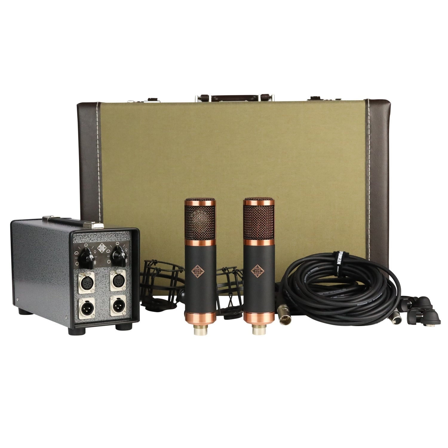 Telefunken TF29 Copperhead Tube Mic Stereo Set #0715/0716 (Used