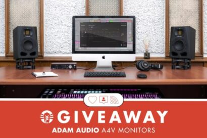 Win A Free Pair Of ADAM Audio A4V Studio Monitors From Vintage King!