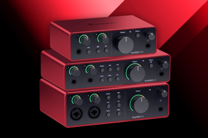 Focusrite Launches Revamped Fourth-Generation Scarlett Interfaces