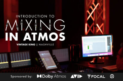 Vintage King's Immersive Dolby Atmos Mixing Event