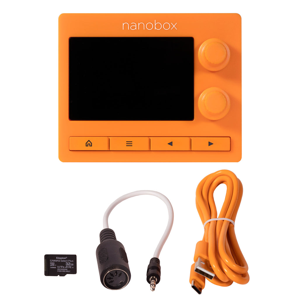 1010music nanobox | tangerine Compact Streaming Sampler
