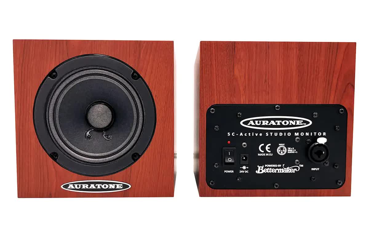 Auratone 5C Active Super Sound Cube - Pair, Woodgrain