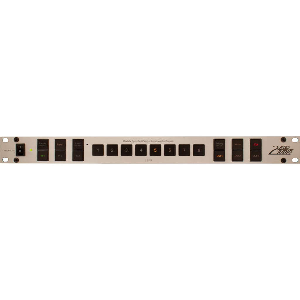 2400 Audio Imperium Monitor Controller 1U NG Base Unit - White (Demo Deal)