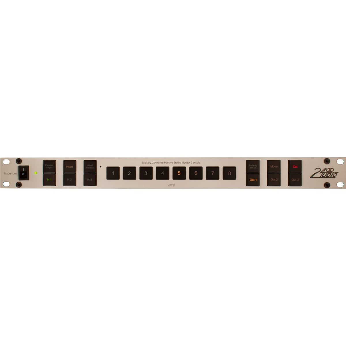2400 Audio Imperium Monitor Controller 1U NG Base Unit - White (Demo Deal)