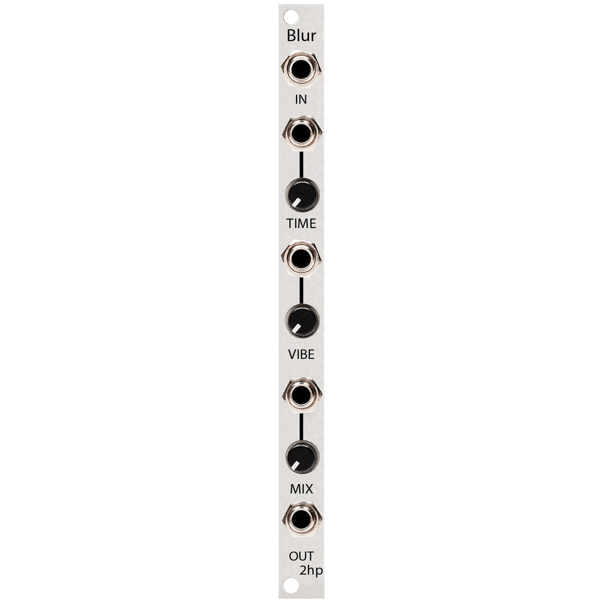 2hp Blur Spectral Processor Module - Silver