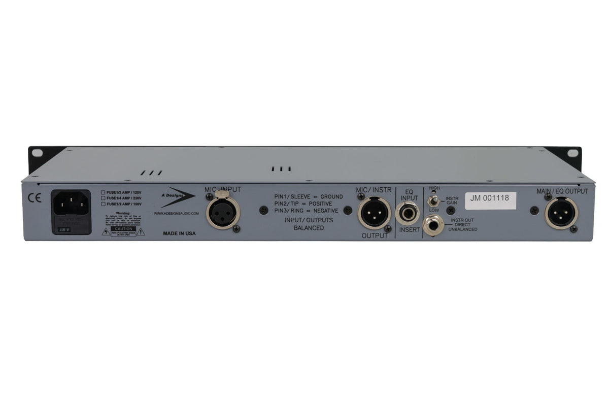 A-Designs Audio Ventura Microphone Preamp/EQ #001118 (Used)