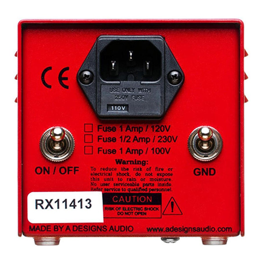 A Designs Audio REDDI All-Tube Direct Box