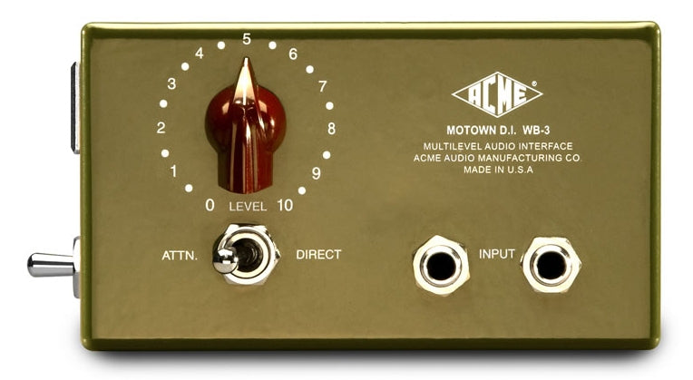 Acme Audio Motown D.I. WB-3 Passive DI Box
