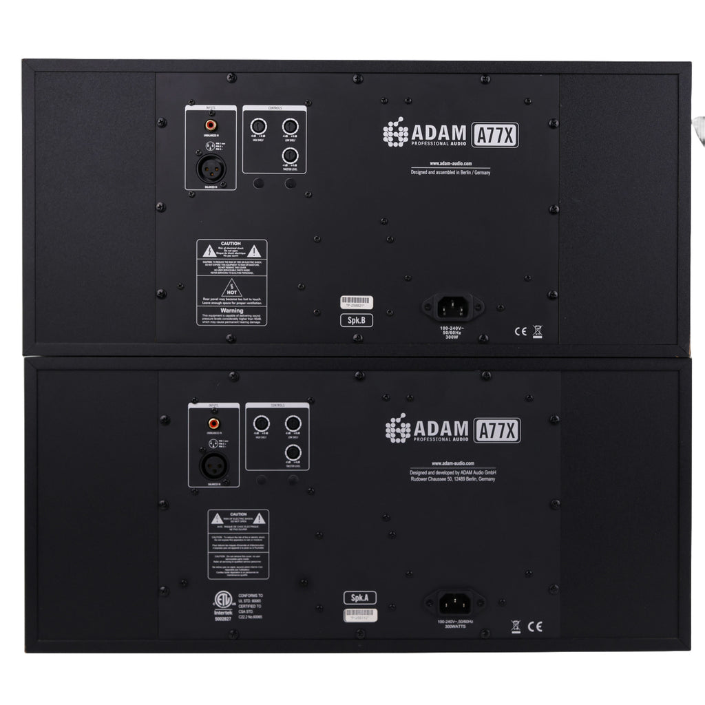 ADAM Audio A77X 3-Way Active Studio Monitor - Pair #P-255113/P-258821 (Used)