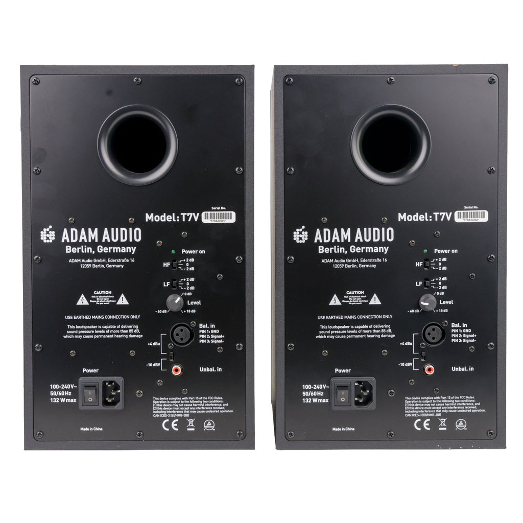 ADAM Audio A7V 7" 2-Way Active Studio Monitor - Pair #0264/0905 (Used)