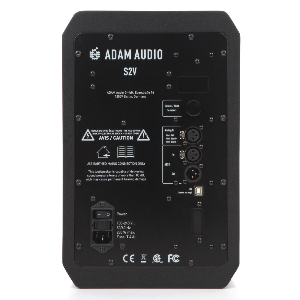 ADAM Audio S2V 2-Way Active Studio Monitor - Single