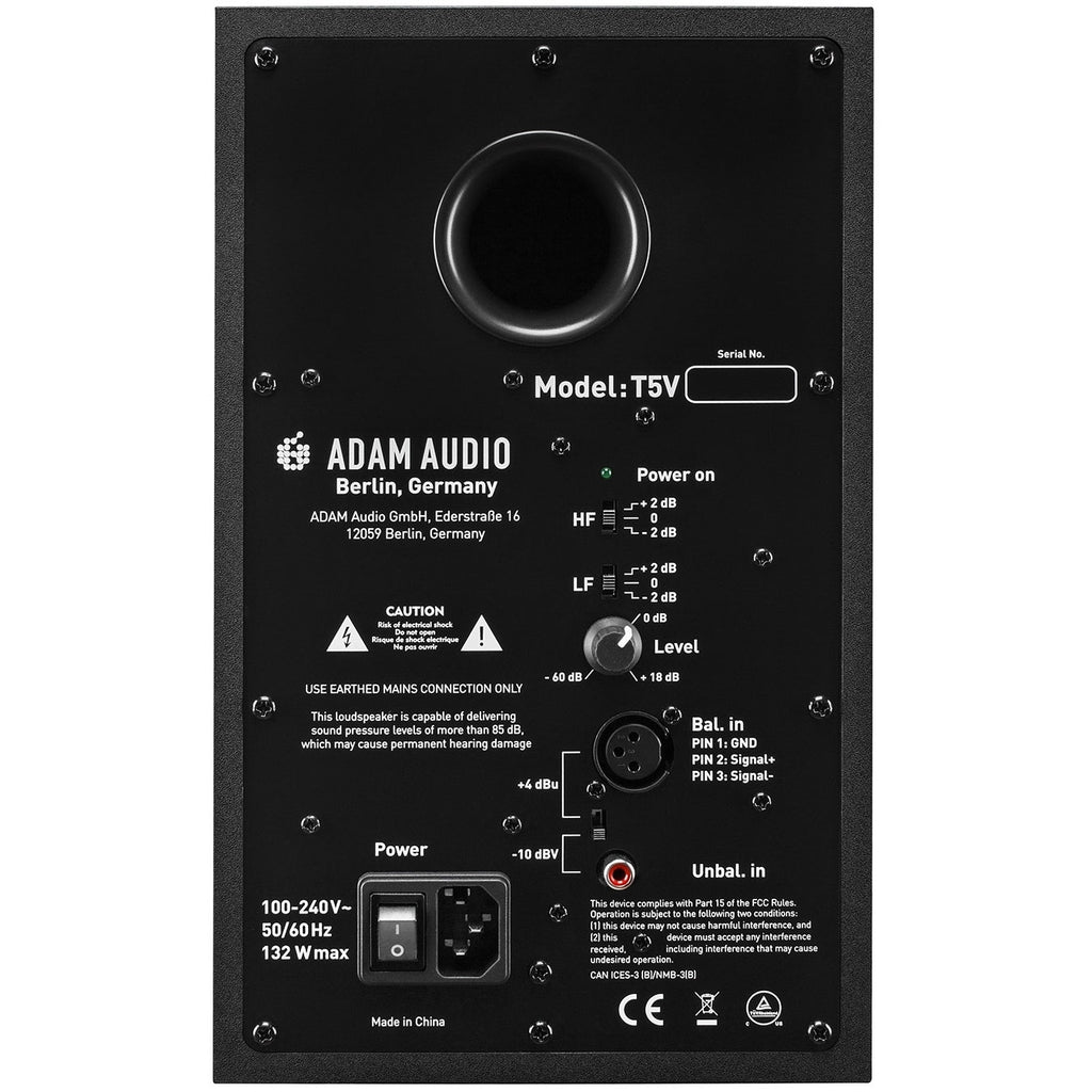 ADAM Audio T5V 2-Way Active Studio Monitor - Single