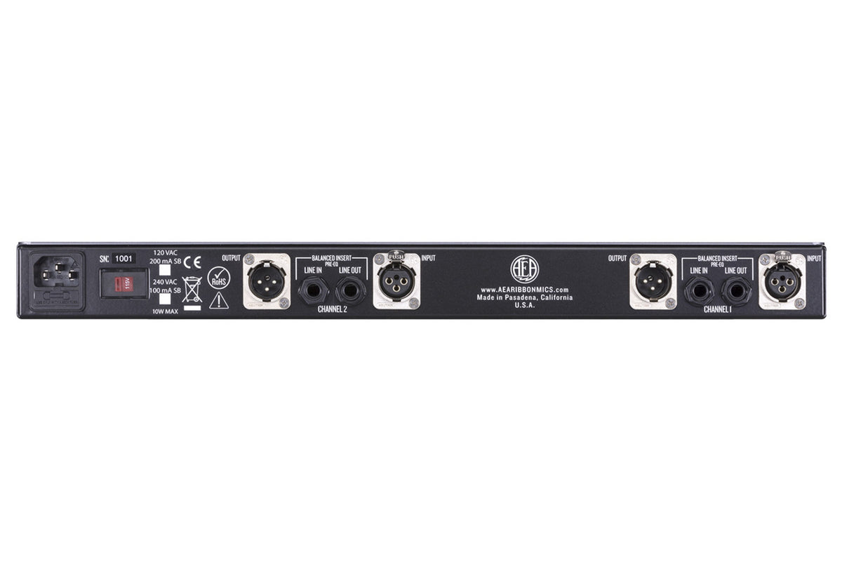 AEA RPQ3 Two-Channel Full-Rack Mic Preamp with EQ