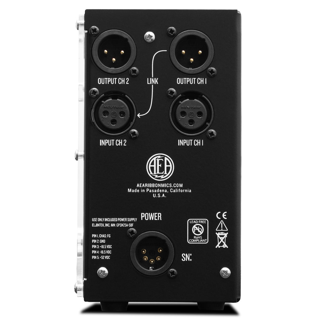AEA Snaqbox 2-Slot 500 Series Rack - Clear