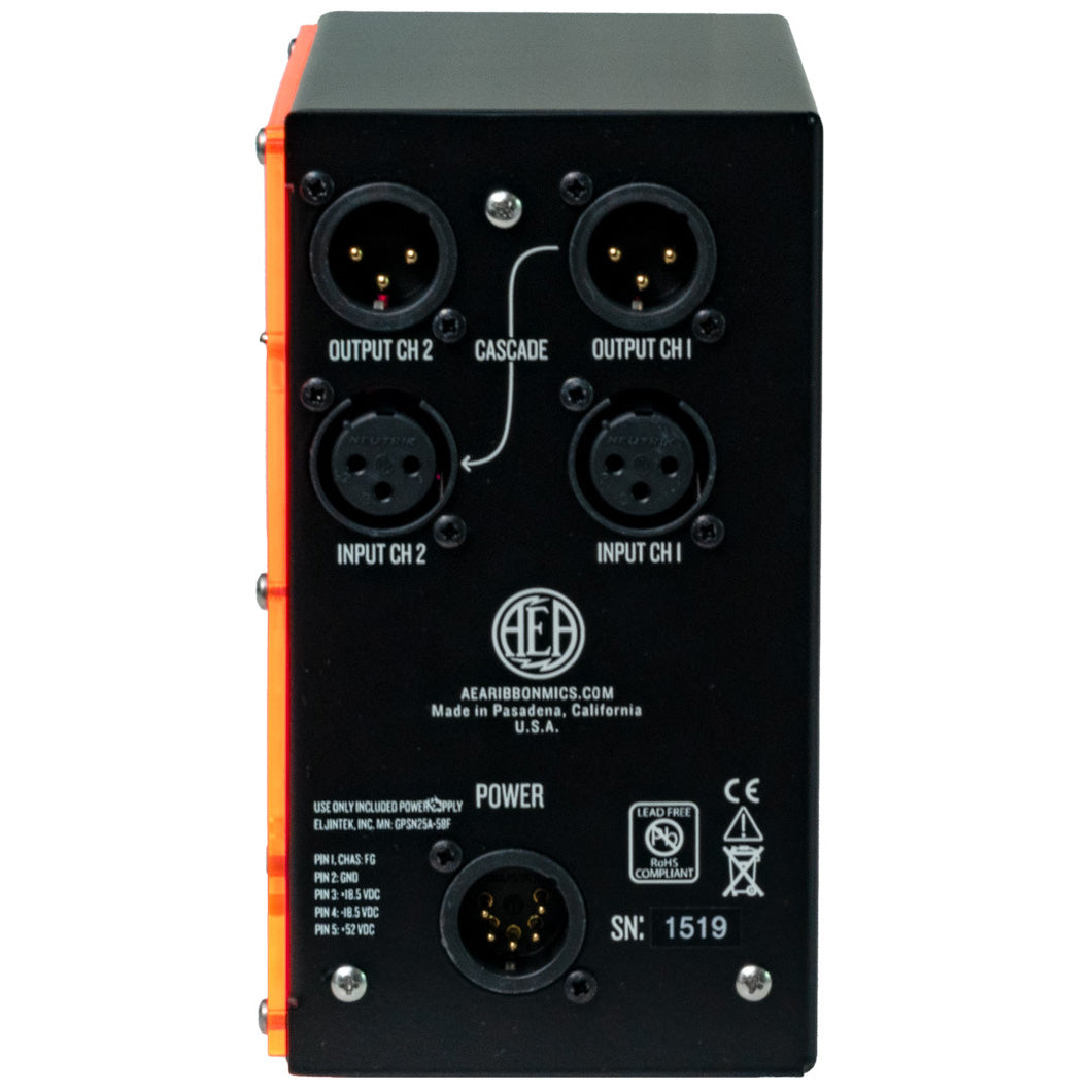 AEA Snaqbox V2 2-Slot 500 Series Rack - Orange