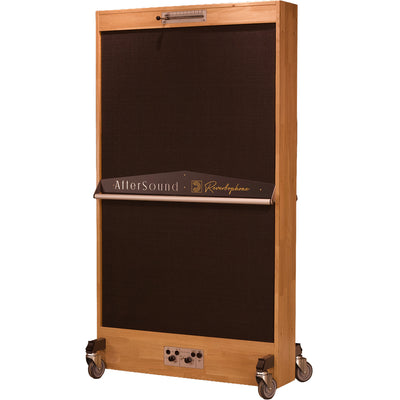 AfterSound Reverbophone Reverberating Microphone - Honey Oak, Black Grill