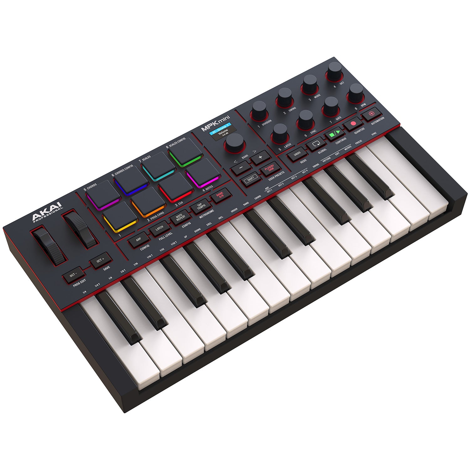 DTM・DAW AKAI Professional MPK mini IV Akai Professional MPK Mini IV Compact MIDI Keyboard Controller