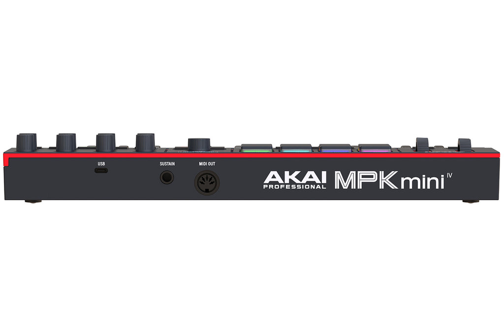 Akai Professional MPK Mini IV Compact MIDI Keyboard Controller - Black