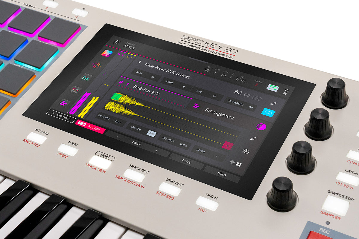 Akai Professional MPC Key 37 Gen 2 Standalone Keyboard Workstation