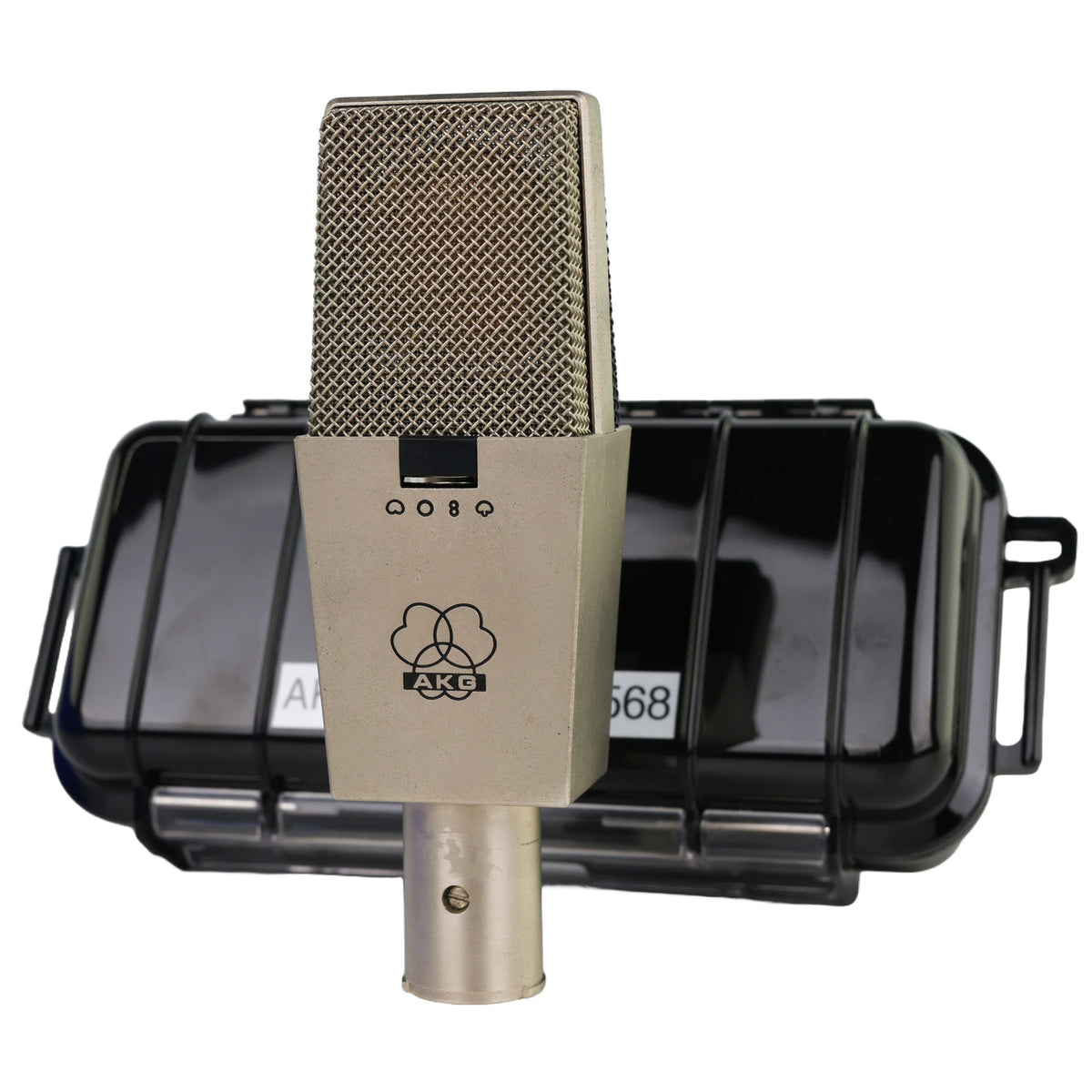 AKG C 414 EB Four-Pattern Condenser Microphone with Brass CK12 #6568 (Vintage) 1