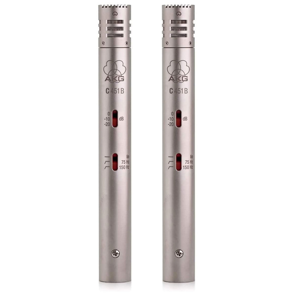 AKG C451 B/ST Small Diaphragm Condenser Microphone - Matched Pair