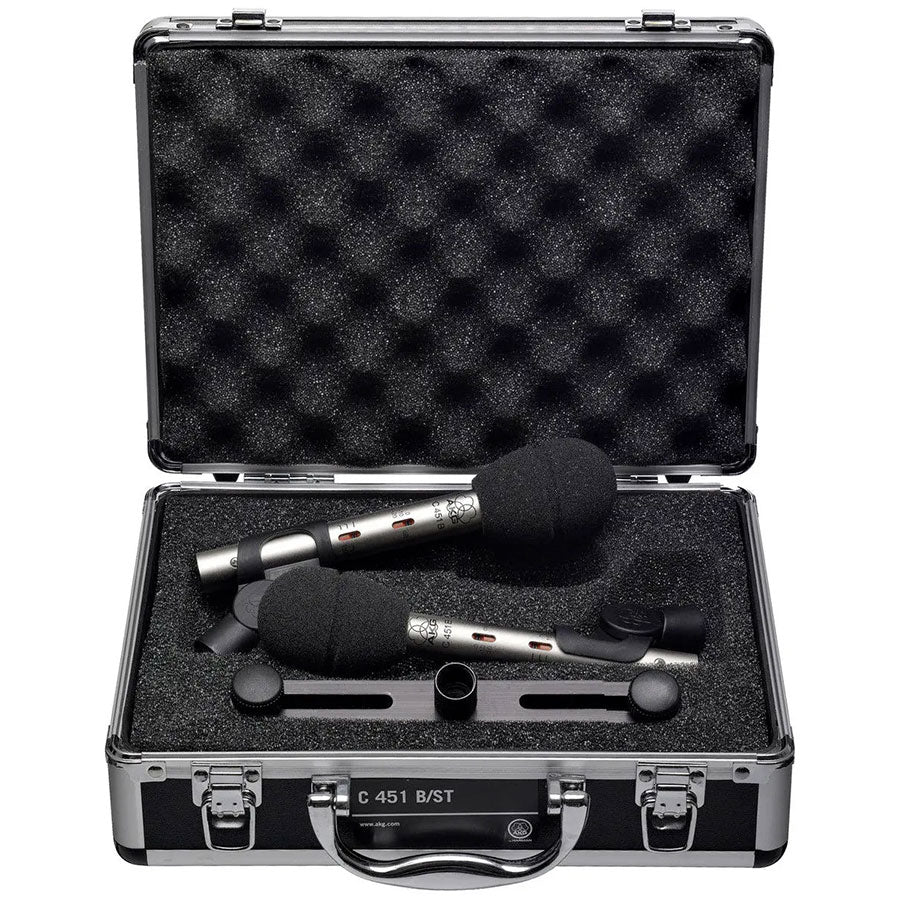 AKG C451 B/ST Small Diaphragm Condenser Microphone - Matched Pair