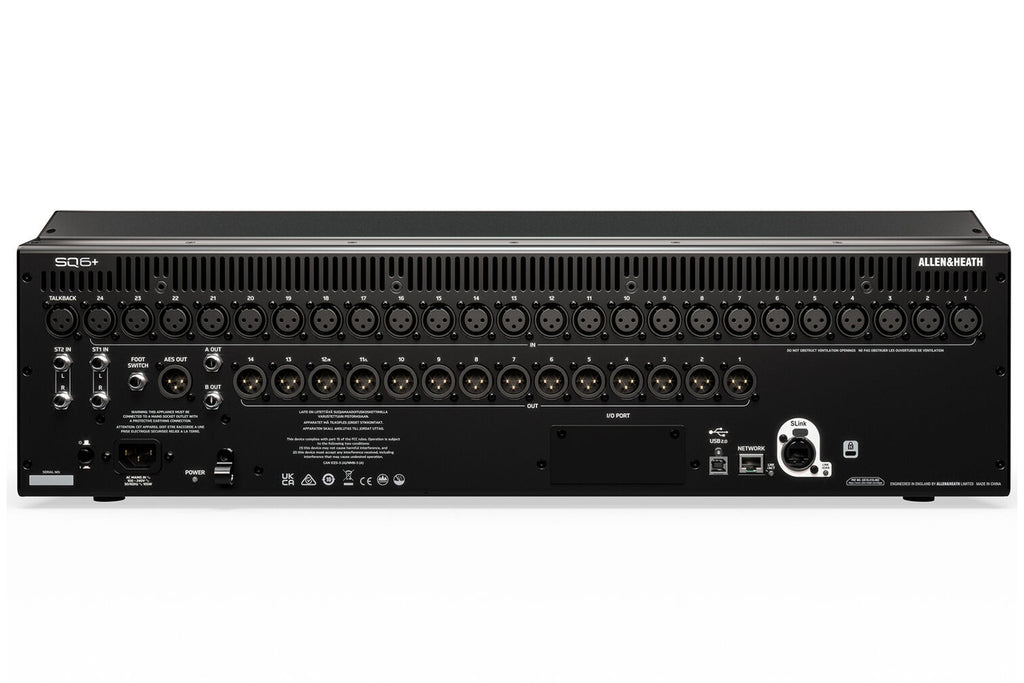 Allen & Heath SQ6+ 24-Input/48-Channel Digital Mixer with RackUltra FX (Demo Deal)