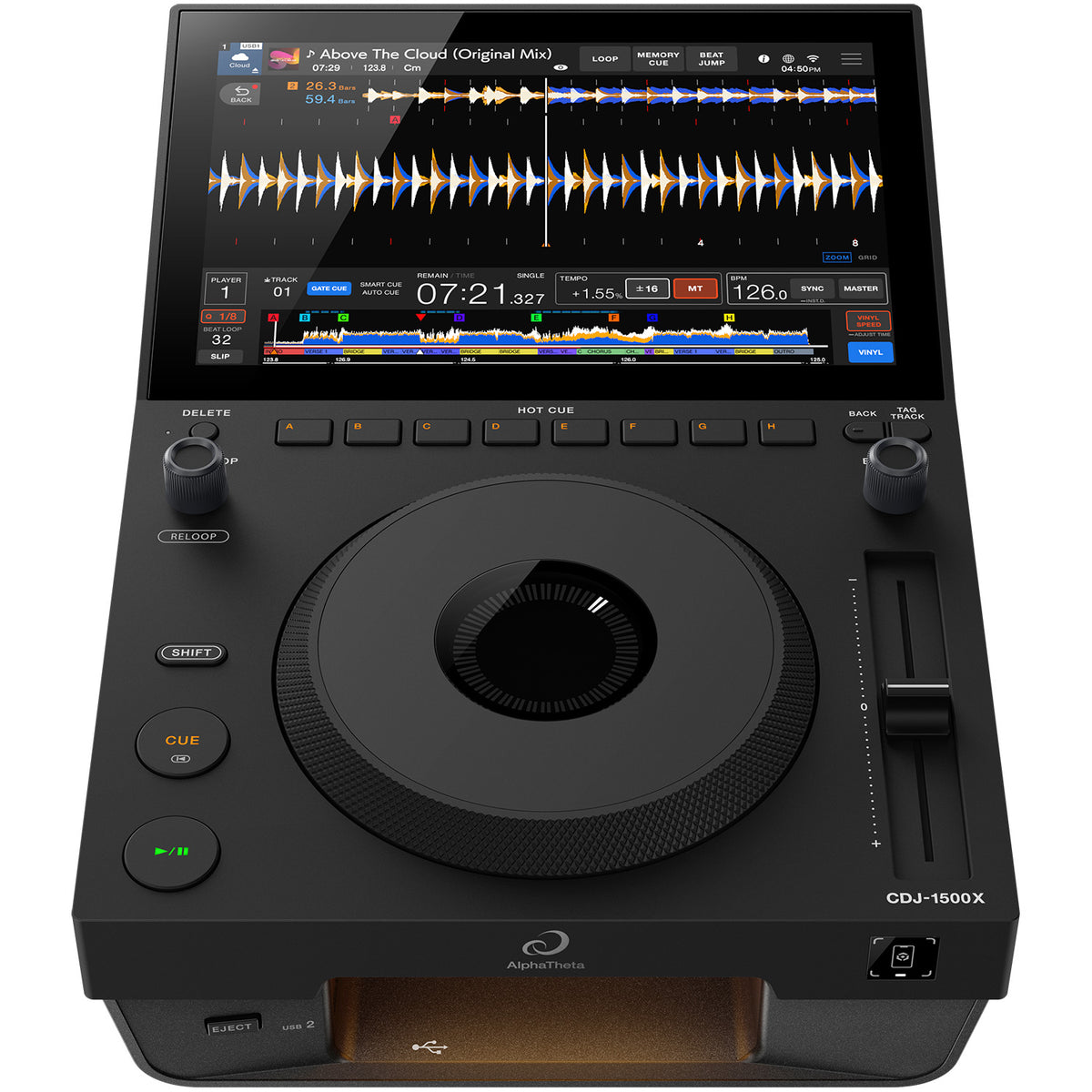 AlphaTheta CDJ-1500X Professional DJ Media Player