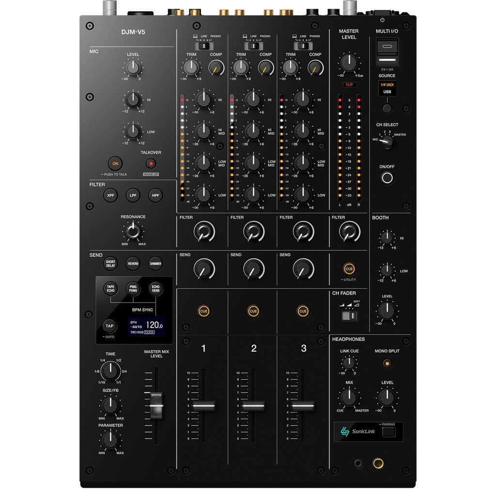 AlphaTheta DJM-V5 3-Channel Digital DJ Mixer