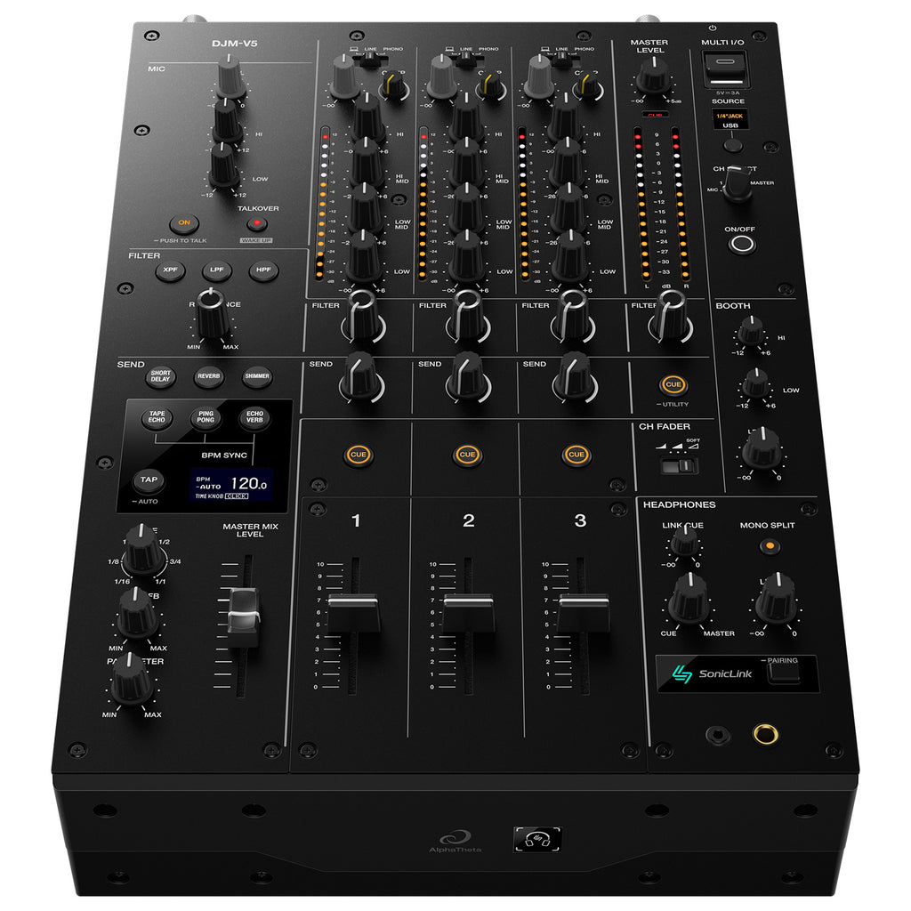 AlphaTheta DJM-V5 3-Channel Digital DJ Mixer