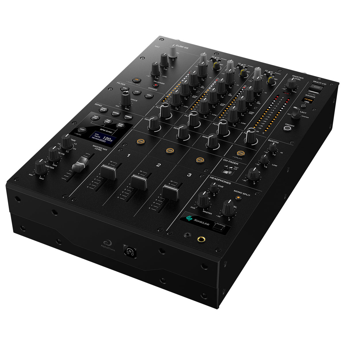 AlphaTheta DJM-V5 3-Channel Digital DJ Mixer (Demo Deal)